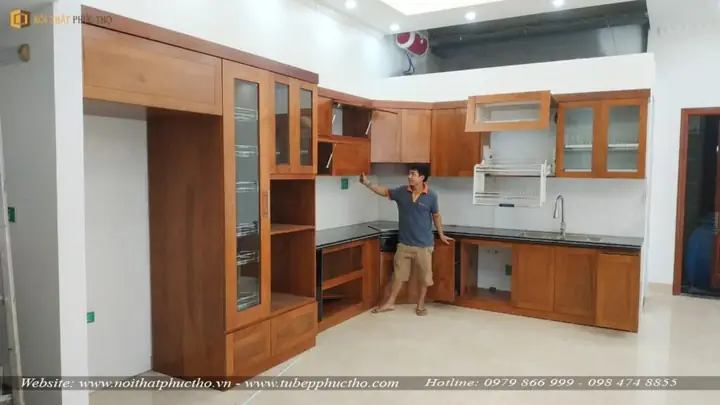 Bàn Giao Nội Thất Tủ Bếp Gỗ Dổi Tự Nhiên Nhà Anh Thái Tại Tt Minh Tân – Kinh Môn – Hải Dương. Bàn Giao Nội Thất Tủ Bếp Gỗ Dổi Tự Nhiên Nhà Anh Thái Tại Tt Minh Tân – Kinh Môn – Hải Dương.