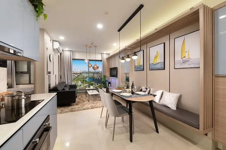 Trang Trí Nội Thất Phòng Bếp Chung Cư: Gọn Gàng Và Hiệu Quả
