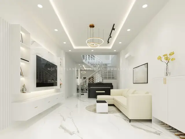 Mẫu Thiết Kế Phòng Khách Và Phòng Bếp Nối Liền Cho Nhà Ống Mẫu Thiết Kế Phòng Khách Và Phòng Bếp Nối Liền Cho Nhà Ống