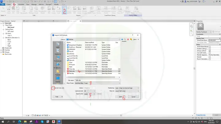 Cách Chèn Nội Thất Trong Sketchup Cách Chèn Nội Thất Trong Sketchup