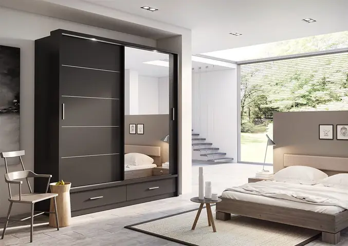 Cách Đặt Tủ Quần Áo Có Gương Trong Phòng Ngủ