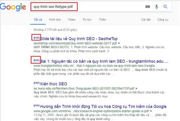 16. Tìm Loại File Tài Liệu Cụ Thể 16. Tìm Loại File Tài Liệu Cụ Thể