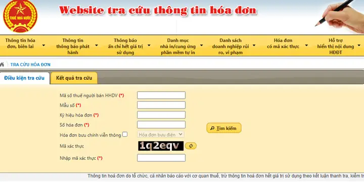 Tra Cứu Hóa Đơn Điện Tử Trên Cổng Thông Tin Tổng Cục Thuế