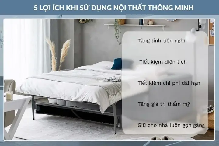 Lợi Ích Khi Sử Dụng Nội Thất Thông Minh