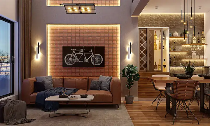 Mẫu Thiết Kế Nội Thất Nhà Ống 2 Tầng Đẹp Sang Trọng Mẫu Thiết Kế Nội Thất Nhà Ống 2 Tầng Đẹp Sang Trọng