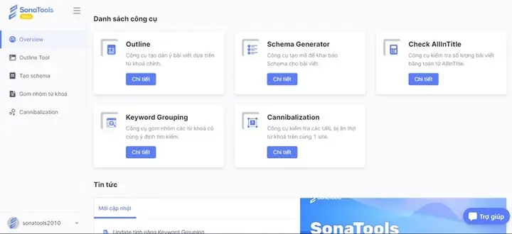 Sonatools - Tool Seo Hỗ Trợ Toàn Diện