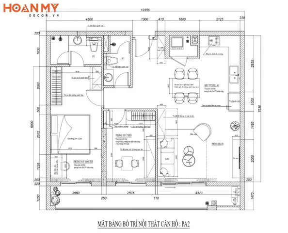 Bản Vẽ Triển Khai Nội Thất 2d
