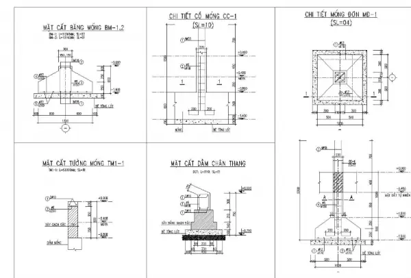Cách Đọc Bản Vẽ Móng Trong Nhà Ở Cách Đọc Bản Vẽ Móng Trong Nhà Ở
