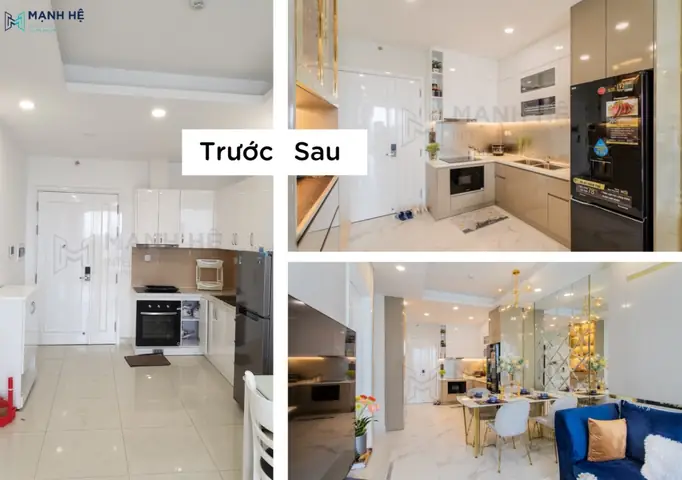 Công Trình 1: Cải Tạo Căn Hộ Chung Cư 65m2 Từ Cũ Kỹ Thành Hiện Đại, Sang Trọng