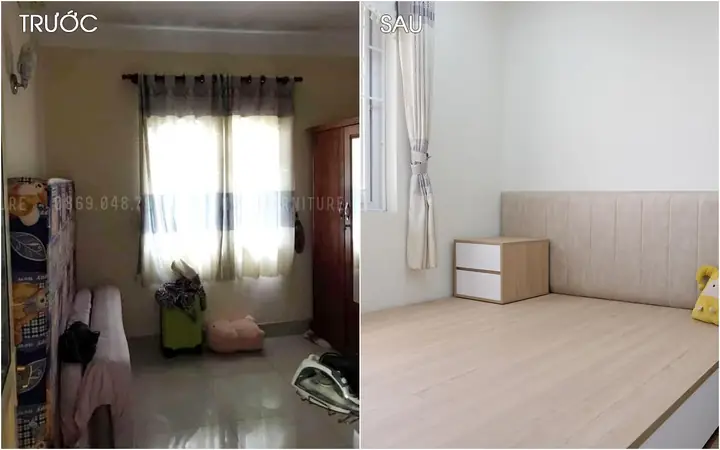 Phòng Ngủ Trước Và Sau Khi Được Cải Tạo