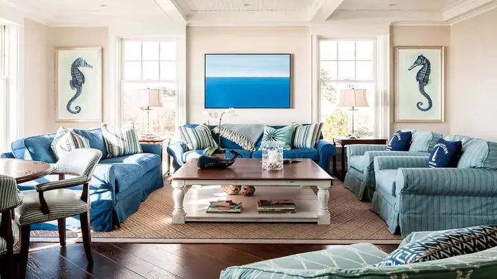 Thiết Kế Nội Thất Lấy Cảm Hứng Từ Biển (coastal)