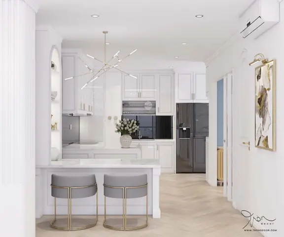 Mẫu Thiết Kế Nội Thất Phòng Bếp 02
