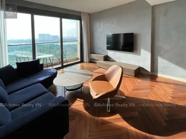Cho Thuê Căn Hộ 2 Phòng Ngủ Đầy Đủ Nội Thất Tại Cove Residence, Empire City Với Diện Tích 100m2.