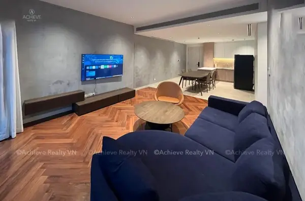 Cho Thuê Căn Hộ 2 Phòng Ngủ Đầy Đủ Nội Thất Tại Cove Residence, Empire City Với Diện Tích 100m2.