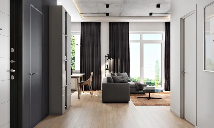 Căn Hộ Có Nội Thất Mang Màu Sắc Nam Tính