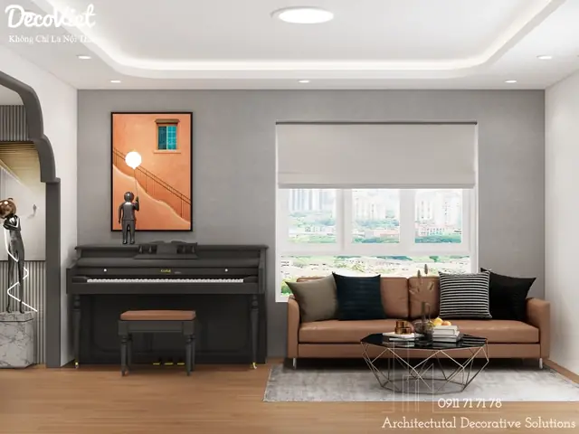 Phối Cảnh 3d Nội Thất Căn Hộ Chung Cư 2 Phòng Ngủ Đẹp Sang Trọng - Hiện Đại !