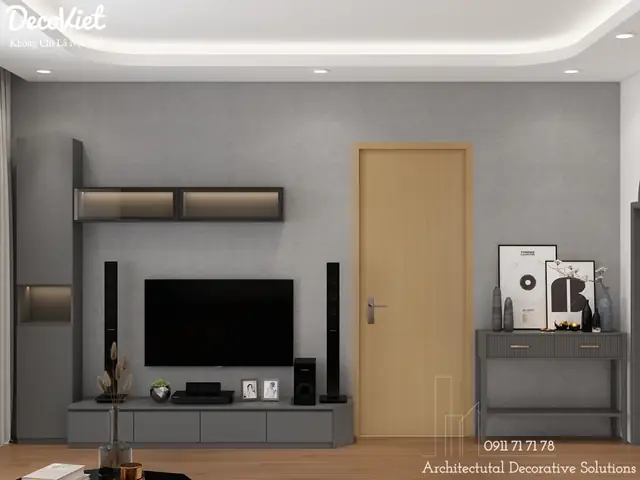 Phối Cảnh 3d Nội Thất Căn Hộ Chung Cư 2 Phòng Ngủ Đẹp Sang Trọng - Hiện Đại !