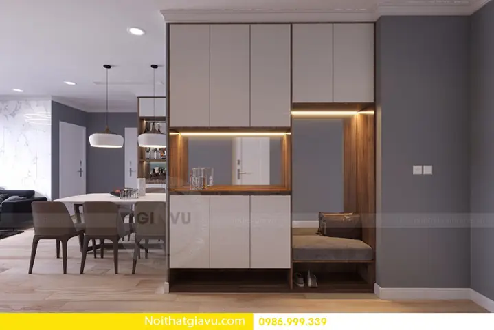 Thiết Kế Nội Thất Căn Hộ D’capitale 2 Phòng Ngủ Sang Trọng Thiết Kế Nội Thất Căn Hộ D’capitale 2 Phòng Ngủ Sang Trọng