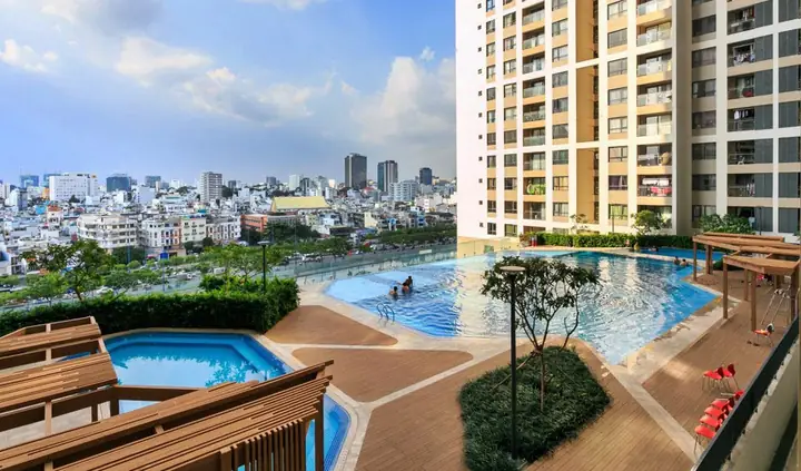 Hồ Bơi Chung Cư The Gold View Quận 4