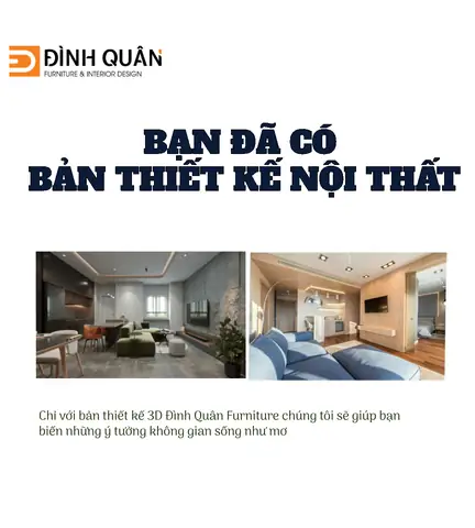 Đã Có Bản Thiết Kế Nội Thất – Cần Tìm Đơn Vị Thi Công