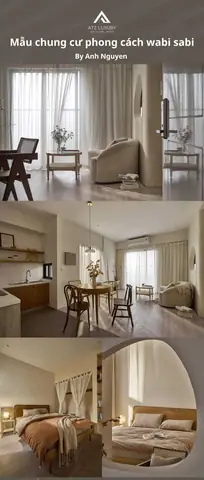 Mẫu Thiết Kế Căn Hộ Chung Cư Theo Phong Cách Wabi-sabi
