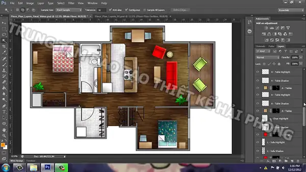Học Thiết Kế Nội Thất Bằng Photoshop