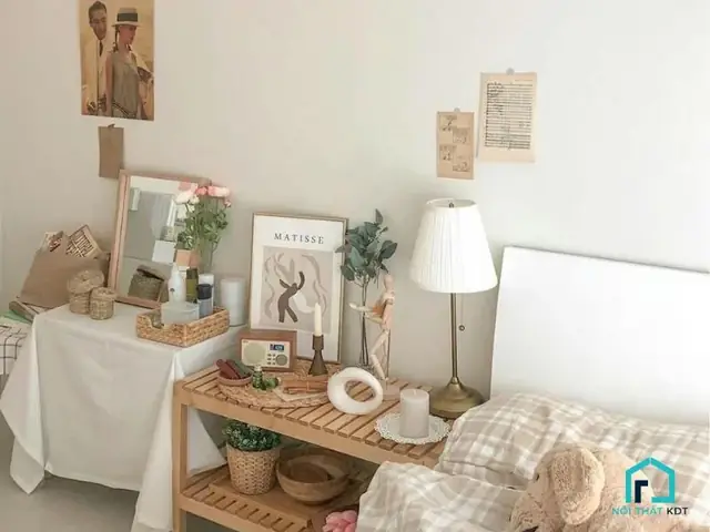 20 Phòng Ngủ Hàn Quốc Tông Nâu Be Nhẹ Nhàng Nữ Tính