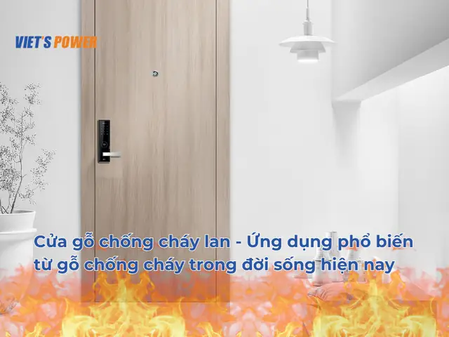 Các Sản Phẩm Thông Dụng Làm Từ Gỗ Chống Cháy