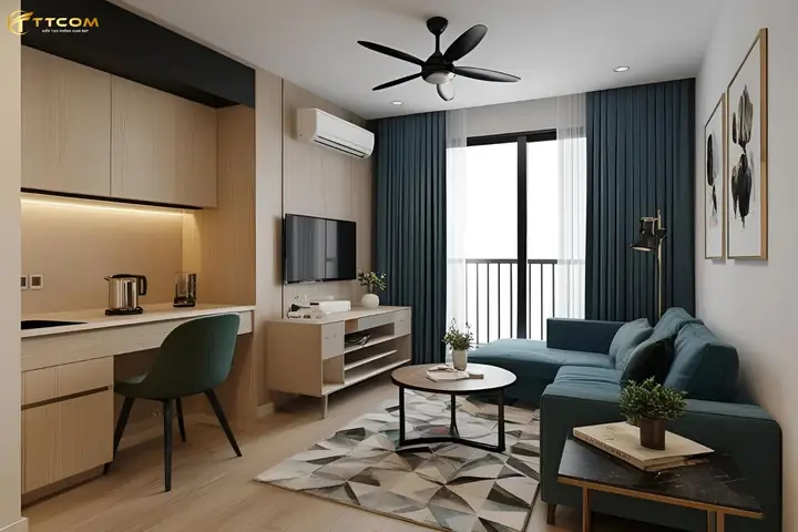 Thiết Kế Nội Thất Chung Cư Mini 30m² – Sắp Xếp Linh Hoạt Cho Không Gian Nhỏ