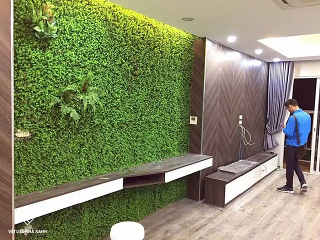 Cỏ Nhân Tạo Trang Trí Nội Thất
