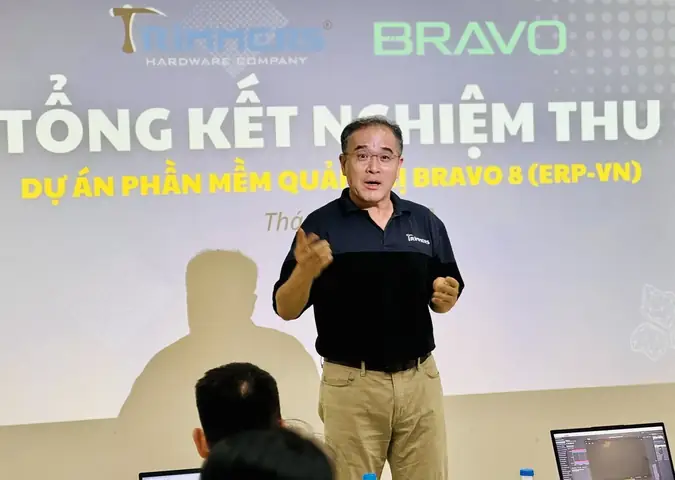Lễ Tổng Kết Dự Án Phần Mềm Quản Trị Bravo Erp Tại Trimmers Việt Nam