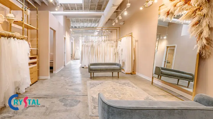 Mẫu Thiết Kế Nội Thất Showroom Váy Cưới Theo Yêu Cầu