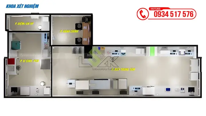 Hình Thiết Kế Nội Thất Phòng Xét Nghiệm Bệnh Viện Đa Khoa Thái Hòa – Ninh Thuận Hình Thiết Kế Nội Thất Phòng Xét Nghiệm Bệnh Viện Đa Khoa Thái Hòa – Ninh Thuận