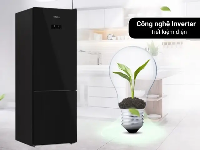 Tủ Lạnh Hitachi Inverter 323 Lít Hrbn6340duvn