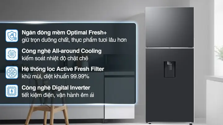 Tủ Lạnh Samsung Inverter 406 Lít Rt42cg6584b1/sv
