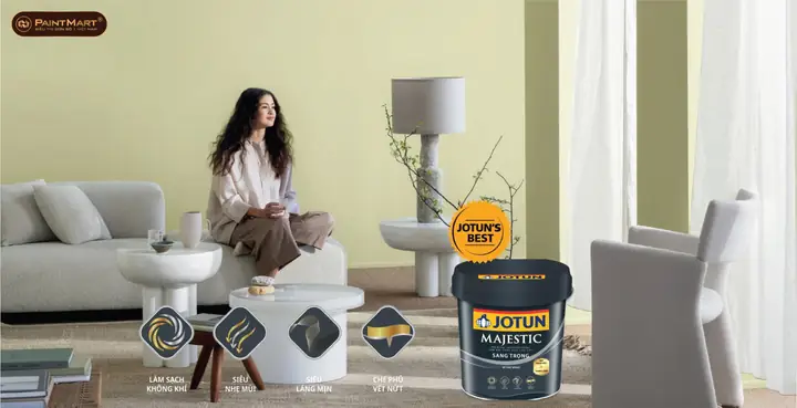 Sơn Nước Nội Thất Jotun Majestic Sang Trọng Bóng Sơn Nước Nội Thất Jotun Majestic Sang Trọng Bóng