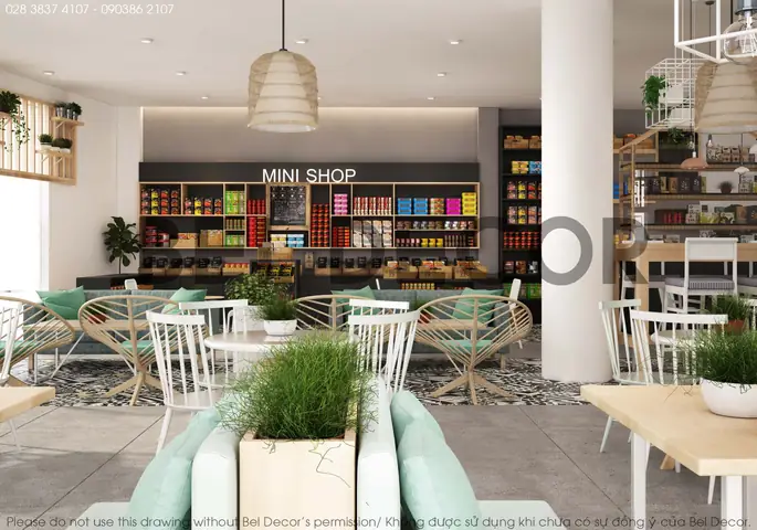 Thiết Kế Nội Thất|quán Cafe Kiêm Siêu Thị Tiện Lợi Cực Chất Thiết Kế Nội Thất|quán Cafe Kiêm Siêu Thị Tiện Lợi Cực Chất