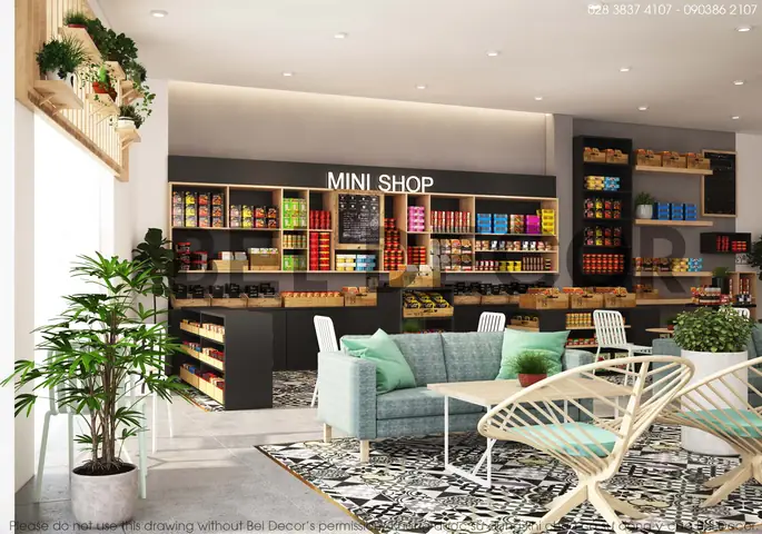 Thiết Kế Nội Thất|quán Cafe Kiêm Siêu Thị Tiện Lợi Cực Chất Thiết Kế Nội Thất|quán Cafe Kiêm Siêu Thị Tiện Lợi Cực Chất