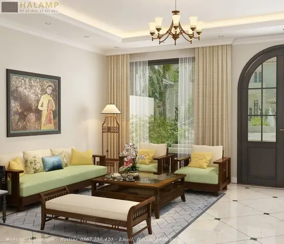 Cải Tạo Phòng Khách Biệt Thự Liền Kề Với Nét Đẹp Việt Truyền Thống Cải Tạo Phòng Khách Biệt Thự Liền Kề Với Nét Đẹp Việt Truyền Thống