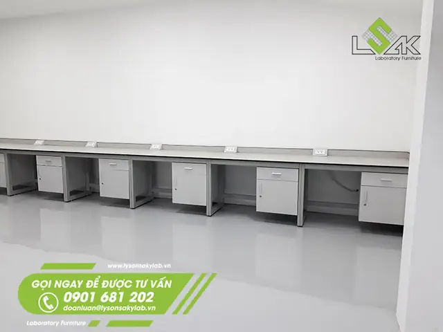 Hình Ảnh Lắp Đặt Nội Thất Phòng Thí Nghiệm Trung Tâm Đổi Mới Sáng Tạo Innovation Center Của Dệt May Phong Phú