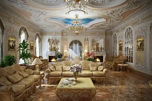 Nội Thất Phong Cách Rococo
