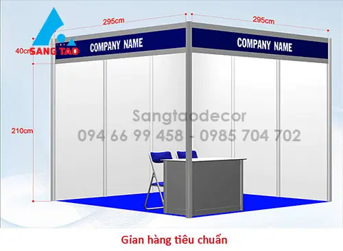Thiết Kế Thi Công Gian Hàng Hội Chợ Triển Lãm - Gian Hàng Tiêu Chuẩn: Thiết Kế Thi Công Gian Hàng Hội Chợ Triển Lãm - Gian Hàng Tiêu Chuẩn:
