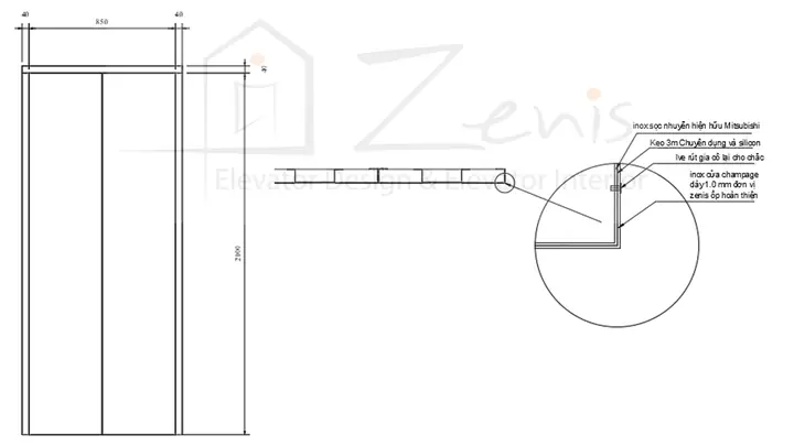 Trang Trí Ốp Inox Cửa Thang Máy Trang Trí Ốp Inox Cửa Thang Máy