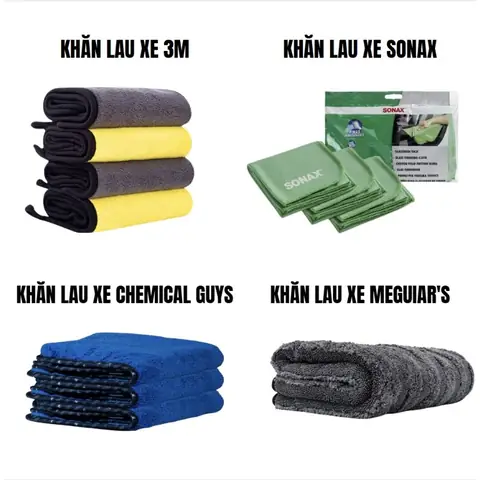 Gợi Ý Một Số Thương Hiệu Khăn Lau Xe Hơi Uy Tín Và Chất Lượng Trên Thị Trường: 3m, Sonax, Meguiar’s, Chemical Guys Gợi Ý Một Số Thương Hiệu Khăn Lau Xe Hơi Uy Tín Và Chất Lượng Trên Thị Trường: 3m, Sonax, Meguiar’s, Chemical Guys