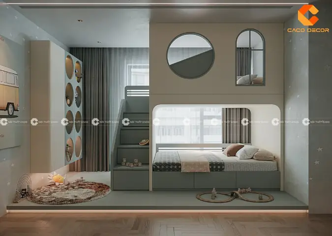 Top Mẫu Nội Thất Trẻ Em Dễ Thương Đáng Yêu