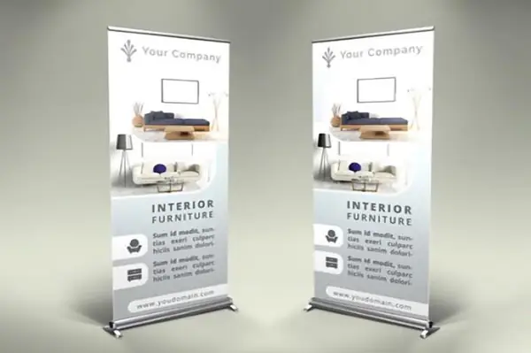 Tổng Hợp Mẫu Standee Nội Thất Ấn Tượng, Quảng Cáo Nổi Bật Nhất