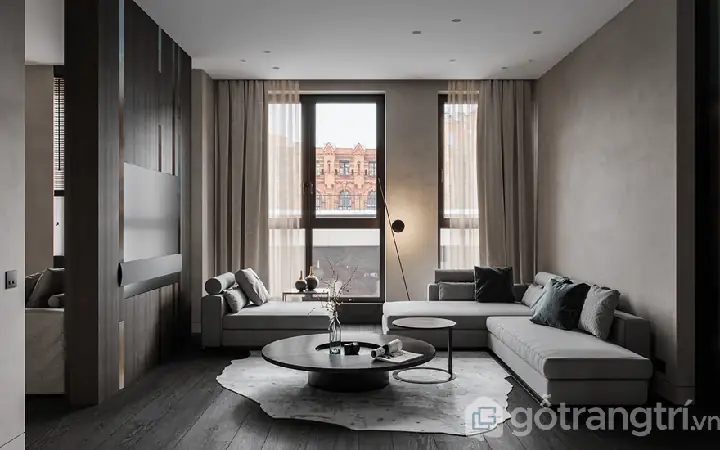 Thiết Kế Nội Thất Chung Cư 92m2 Nhà Chị Lan Tại Chung Cư D2 Giảng Võ