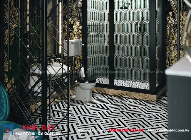 Phòng Tắm Đẹp Theo Phong Cách Art Deco
