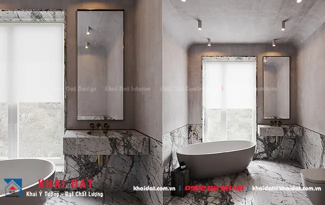 Phòng Tắm Phong Cách Rustic