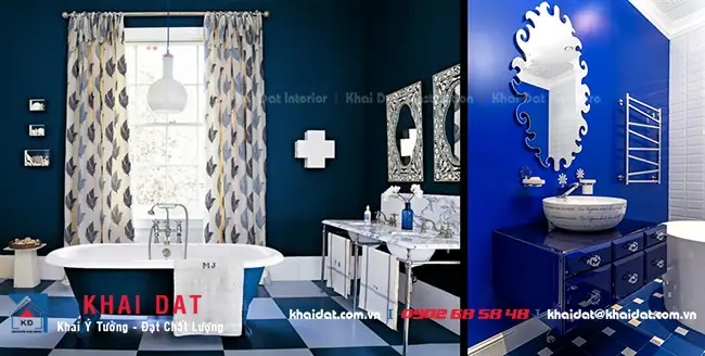 Phòng Tắm Với Các Gam Màu Điển Hình